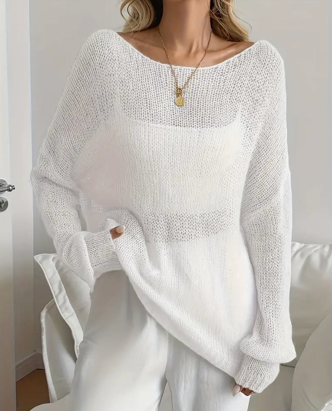 Women's cozy knitted sweater | Eleonora