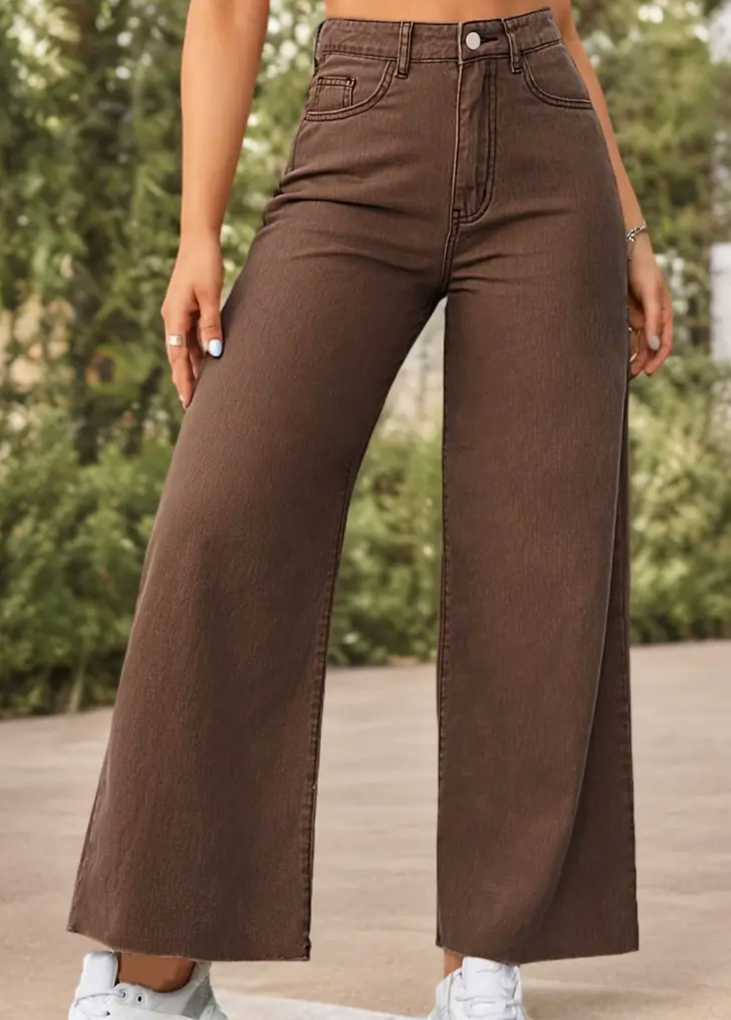 High-waist flare ankle jeans - Carissa