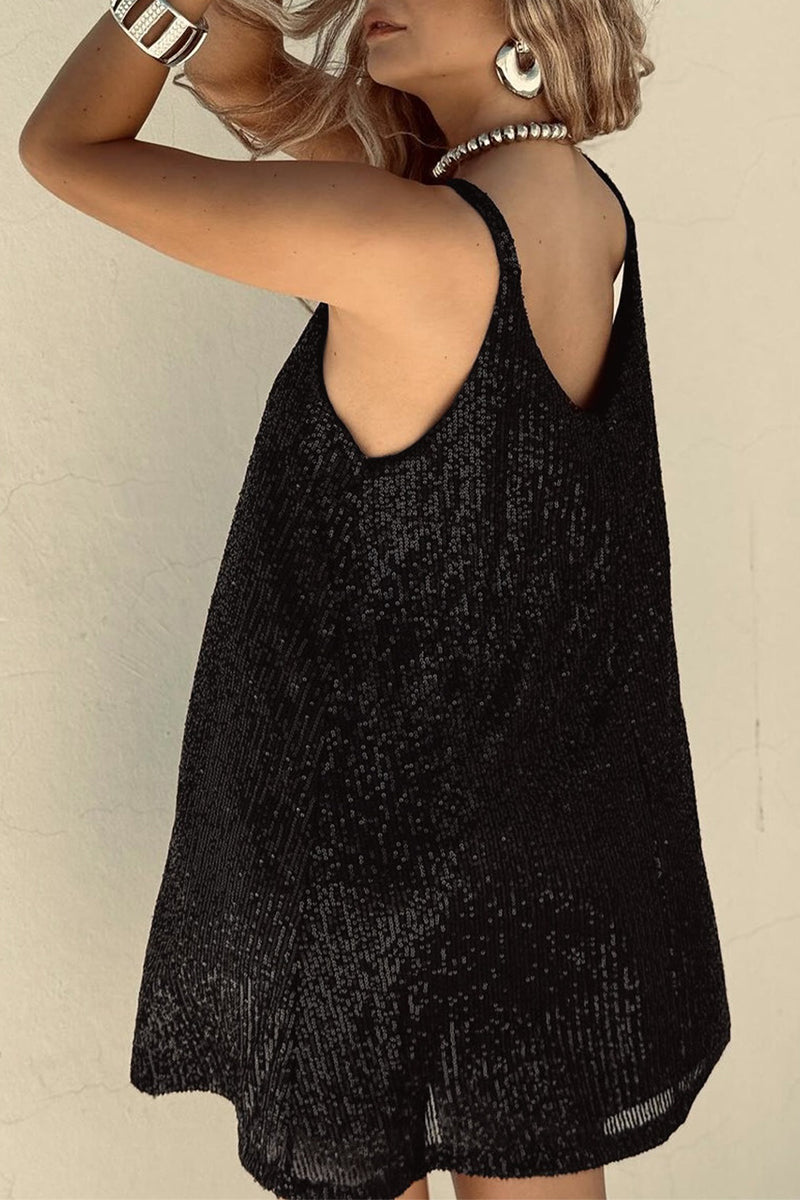 Mini sequin cocktail style dress | Ariela
