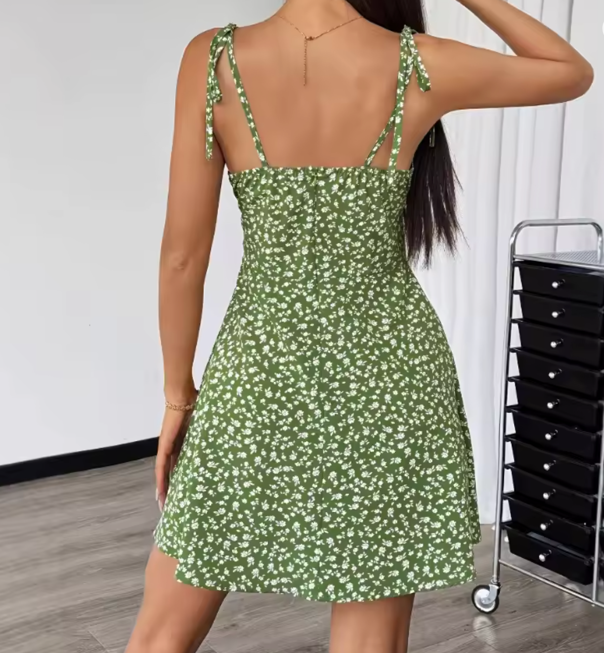Summer sundress with spaghetti straps | Marta