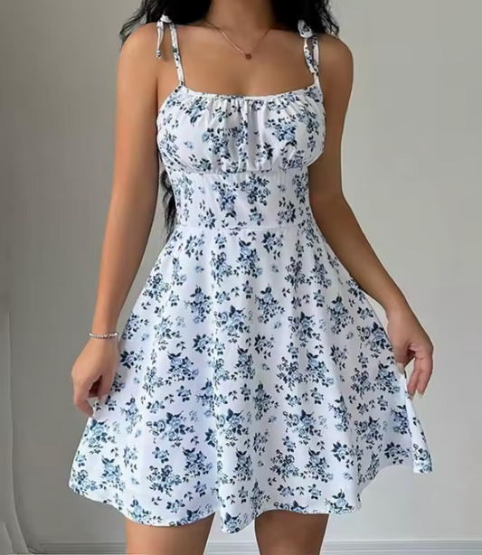 Summer sundress with spaghetti straps | Marta